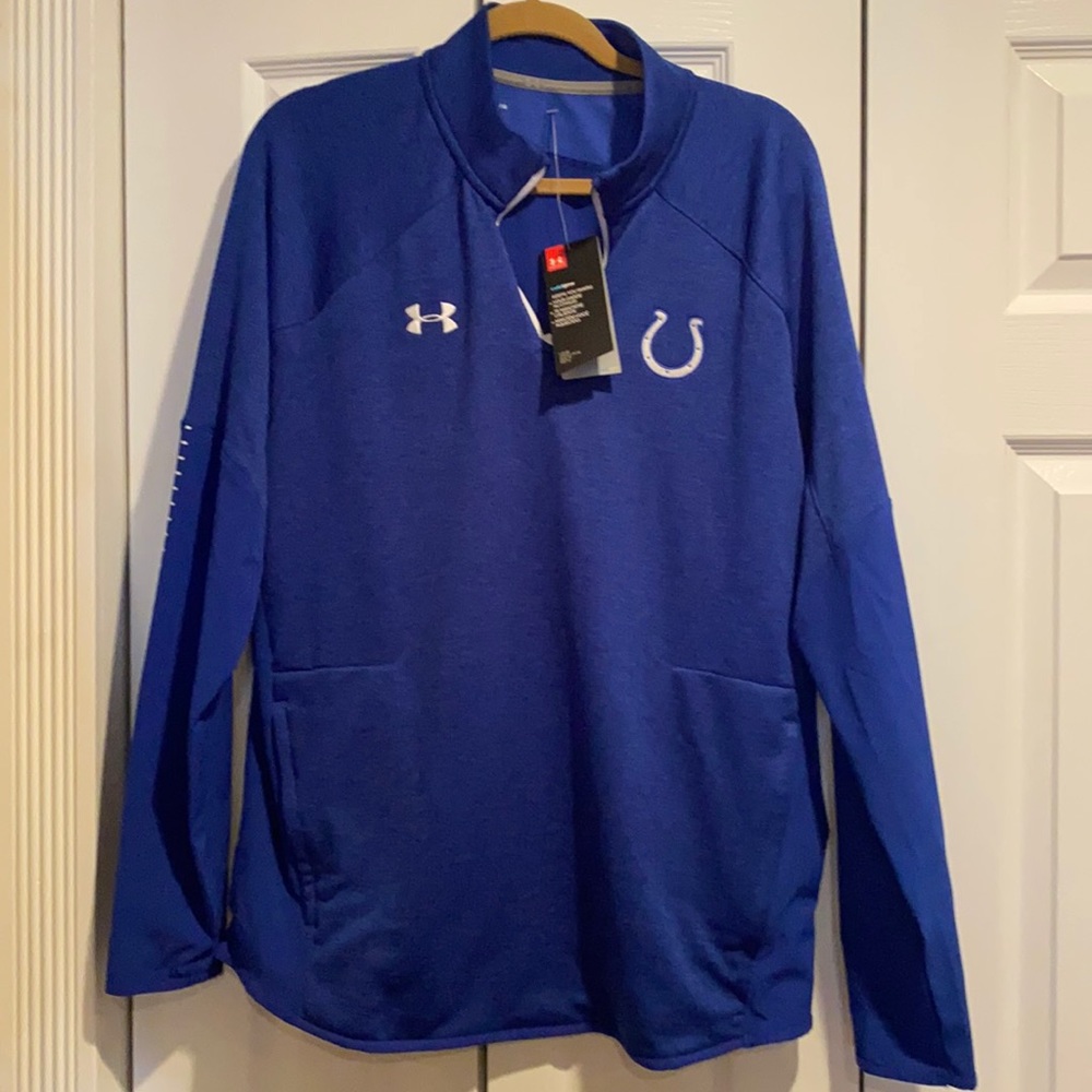 UnderArmour Cold Gear Colts quarter zip jacket.